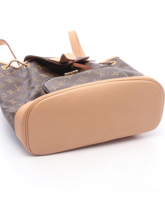 Louis Vuitton Backpack Montsouris MM Canvas Leather main image 7
